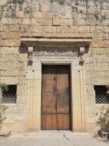 front of chapel in qormi